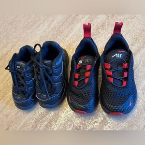 Toddler Nike 6C hard bottom Nike shoes - 2 pair